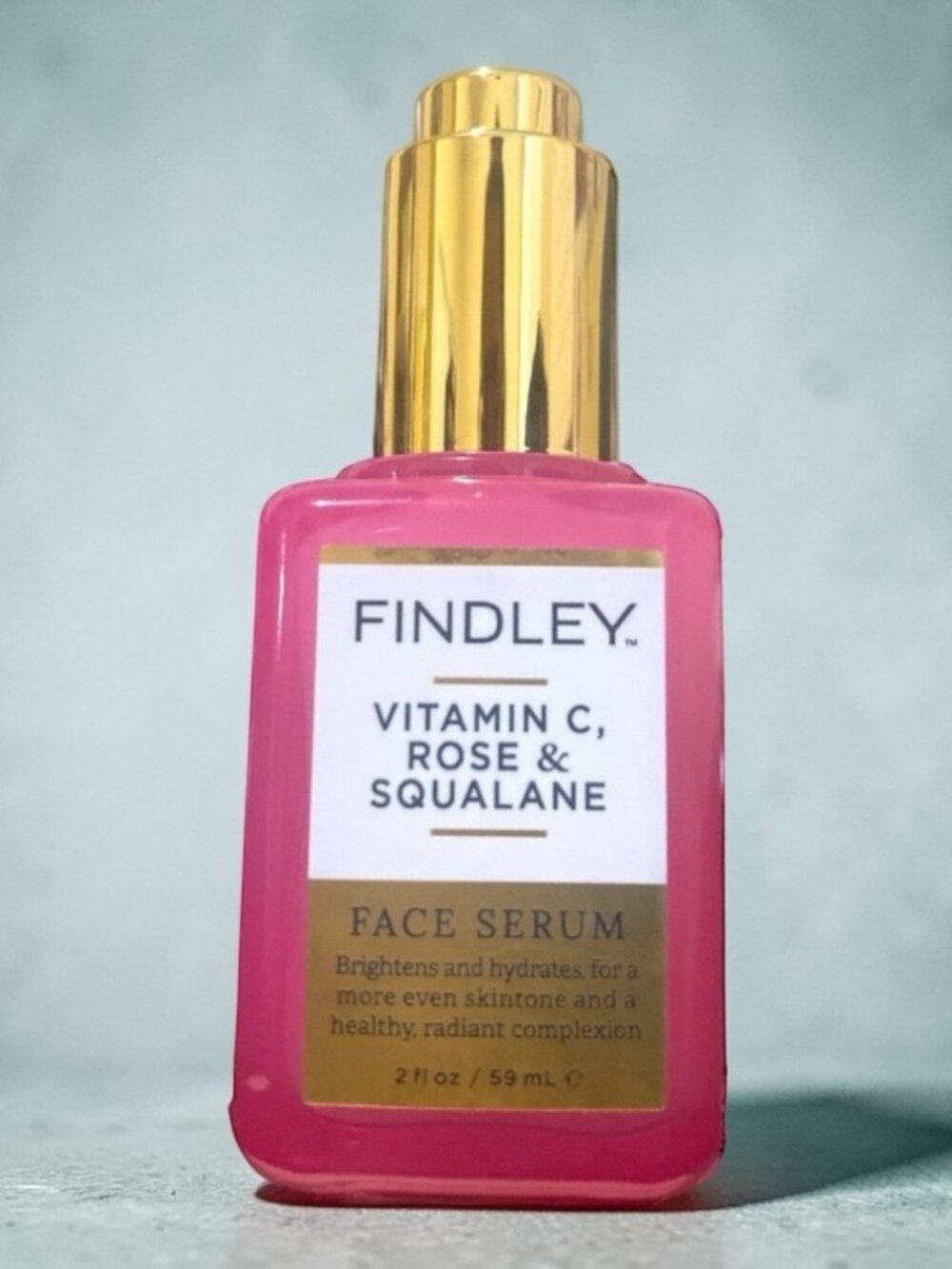 FINDLEY Vitamin C + Rose + Squalane Face Serum Brightening Hydrating NEW